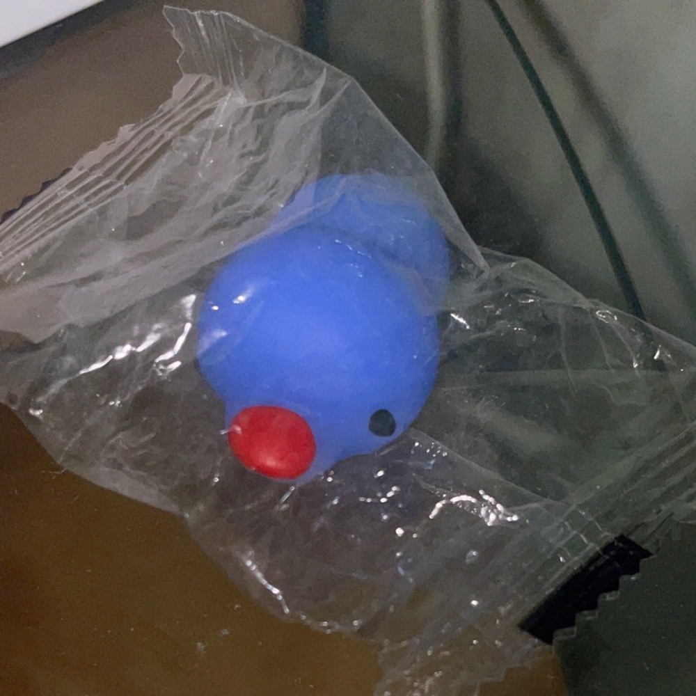 Blue penguin Squishy stress toy